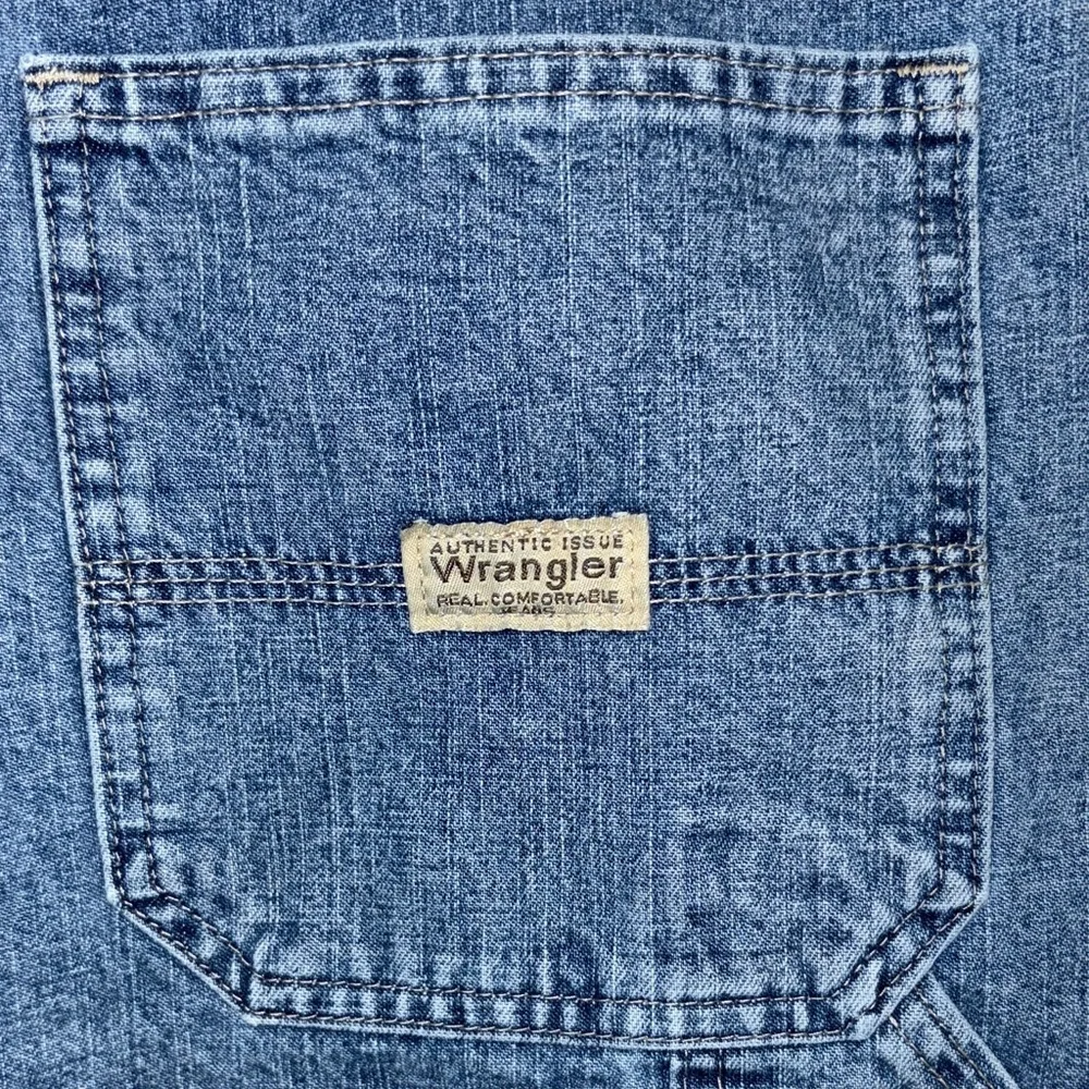 Wrangler Men's Classic Blue Jean Shorts Sz 38 - Picture 13 of 13